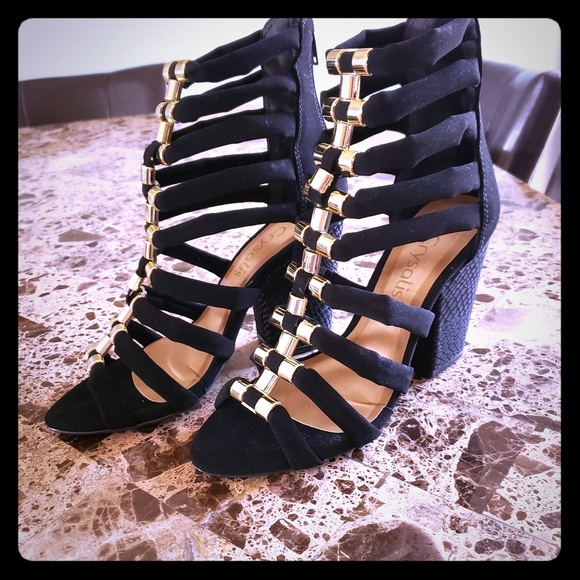 Gladiator Chunky Heel sandals - Picture 1 of 2